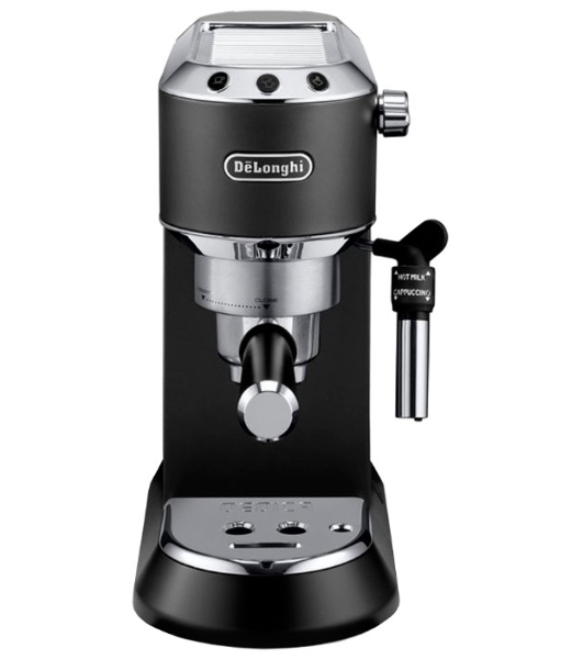 Кофеваркa рожковая DeLonghi EC 685 BK черный, исп. кофе - молотый/чалды, 1.1 л, 1350 Вт, 15 бар