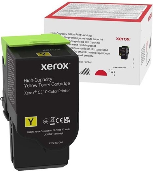 Картридж лазерный Xerox C310 желтый 5,5K (006R04371)