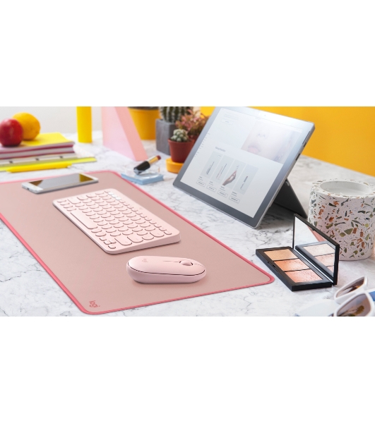 Коврик для мыши Logitech Desk Mat Studio Series DARKER ROSE