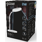Светильник Gauss GT5031 настольный на подставке белый 8Вт, фото 1