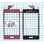 Сенсорное стекло (тачскрин) для LG Optimus L5 E610 E612. розовое, фото3