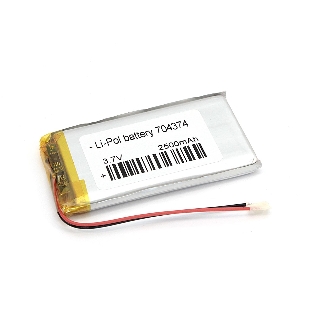 Портативный аккумулятор Li-Pol (батарея) 7x43x74мм 2pin 3.7V/2500mAh
