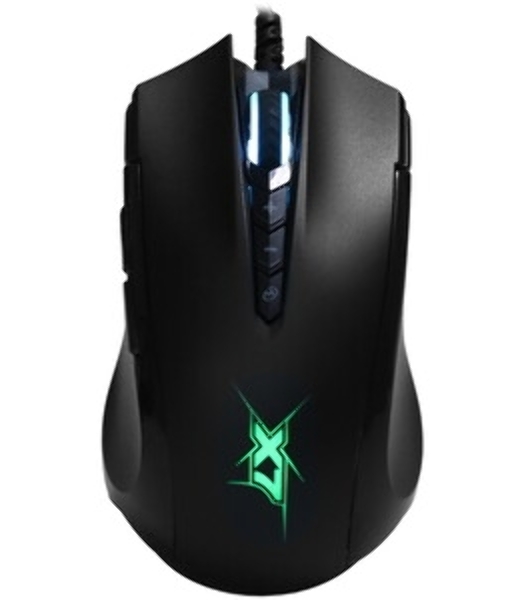 Мышь проводная A4Tech X89 черный, 2400 dpi, USB, кнопки - 8