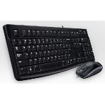 Комплект клавиатура+мышь Logitech MK120 проводной, USB, 1000 DPI, чёрный(заводская гравировка), фото3