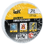 Изолента IEK UIZ-13-10-K01 0,13х15 мм белая 20 метров, фото3