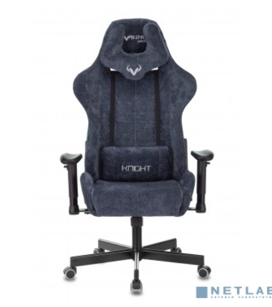 Кресло Бюрократ VIKING KNIGHT LT27 FABRIC синий, ткань, 120 кг, механизм качания
