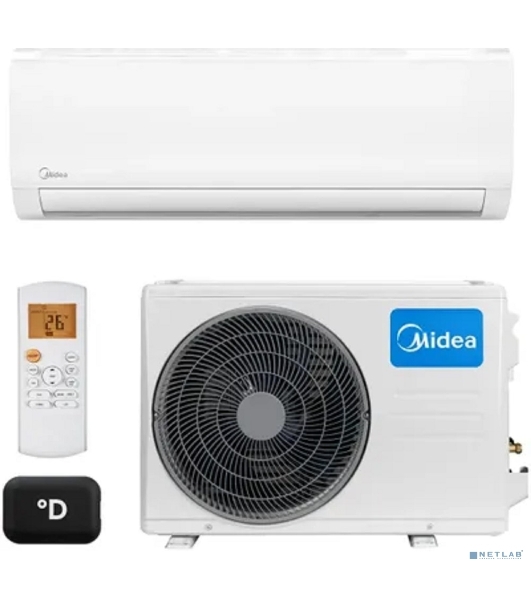 Сплит-система Midea Favorite MSFRW-12HRN8-I до 35м2, 12000BTU, с голосовым помощником, (комплект из 2-х коробок)