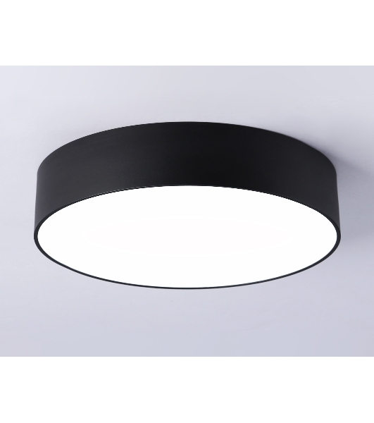 Потолочный светодиодный светильник Ambrella light FV5522 BK черный LED 26W 4200K D220*58 (Без ПДУ)