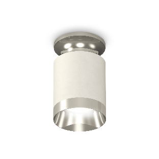 Светильник Ambrella Light XS6301141 SWH/PSL белый песок/серебро полированное MR16 GU5.3 (N6903, C6301, N6132)