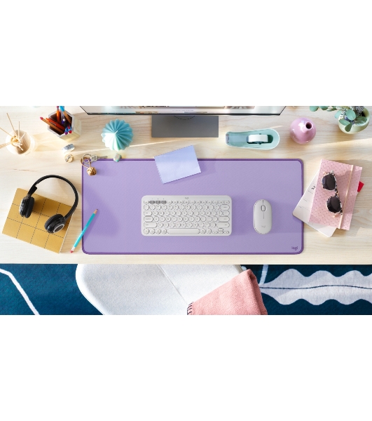 Коврик для мыши Logitech Desk Mat Studio Series DARKER ROSE
