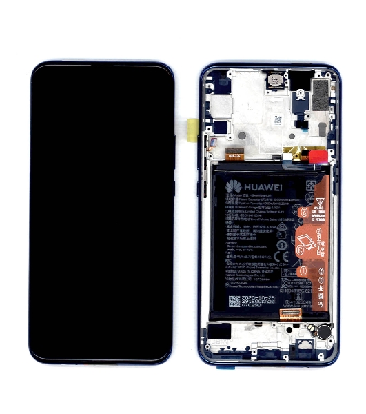 Дисплей для Huawei Honor 9X Pro в сборе с тачскрином, панелью и аккумулятором (SP 02353HAD), синий