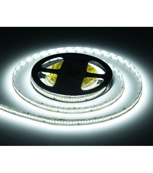 Светодиодная лента Ambrella light GS3303 2835 240Led/ 18W m/ 24V IP20 6500K/ 5000*10*1.2mm (2 конт.)