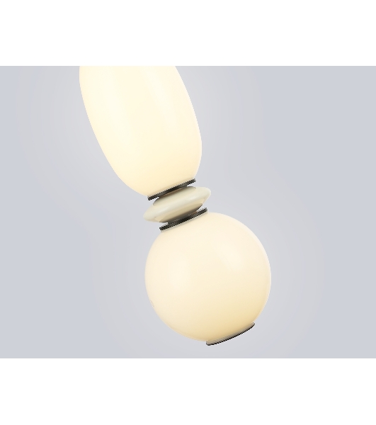 Светильник Ambrella light LH53142 BK/WH черный/белый 15W 3000K D140*1760