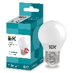 Лампа светодиодная IEK LLE-G45-5-230-40-E27 ECO G45 5Вт шар 4000К белый E27 450лм 230-240В, фото3