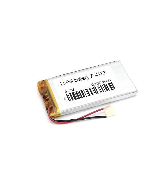 Аккумулятор Li-Pol (батарея) 7.7x41x72мм 2pin 3.7V/2200mAh