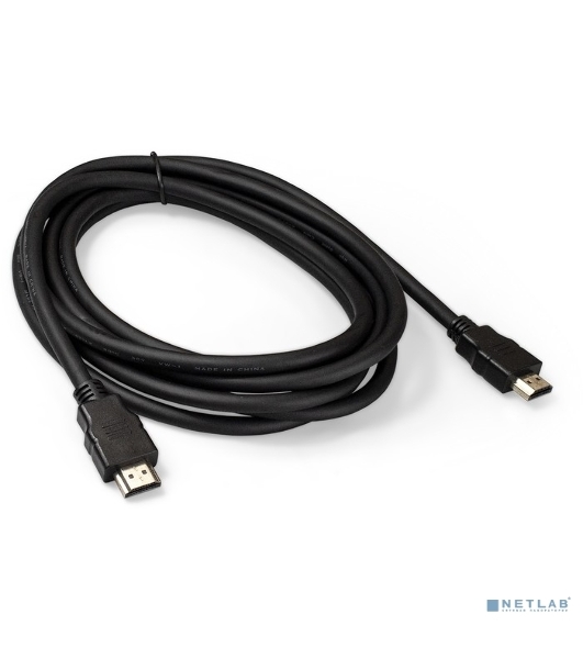 Кабель HDMI Exegate EX287731RUS EX-CC-HDMI2-3.0 (19M/19M, HDMIv2.0, 3м, 4K UHD, Ethernet, позолоченные контакты)