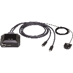Переключатель ATEN 2-Port USB-C 4K DisplayPort Cable KVM Switch, фото3