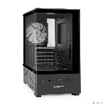 Компьютерный корпус Minitower ExeGate i3 SEA (mATX, без БП, 1*USB+1*USB 3.0, HD аудио, черный, 1 вент. 12см с RGb подсветкой, передняя и боковая панели - закаленное стекло), фото12