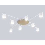 Потолочный светильник Ambrella light FL51759/8 WH/GD белый/золото GX53/8 max 12W 870*870*95, фото7