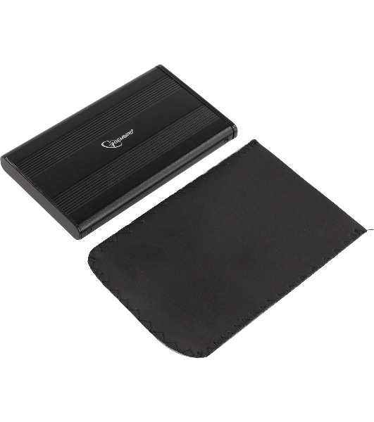 Внешний корпус 2.5' Gembird EE2-U3S-5, черный, USB 3.0, SATA, металл