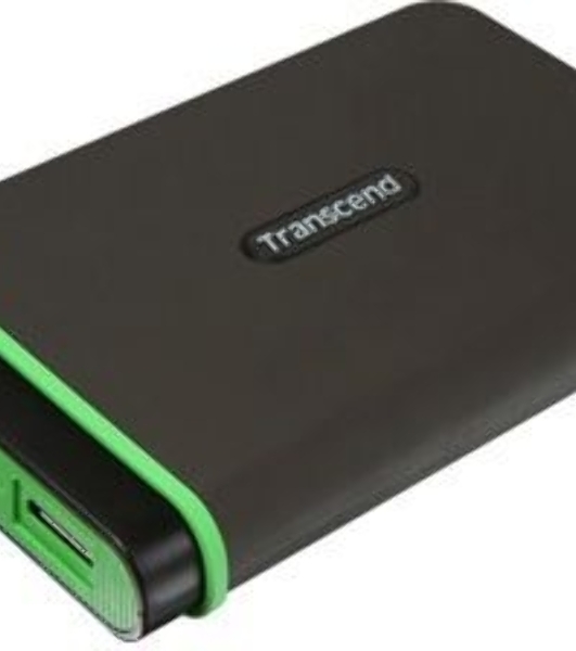 Внешний HDD 2.5' Transcend StoreJet 25M3, 1TB, USB 3.2 Gen 1 Type-A, 5400 rpm, серый