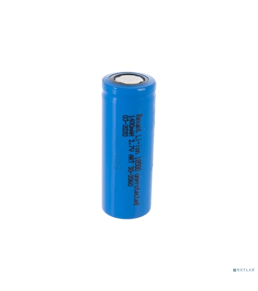 Портативный аккумулятор Rexant Li-ion 18500 unprotected 1400 mAH 3.7 В