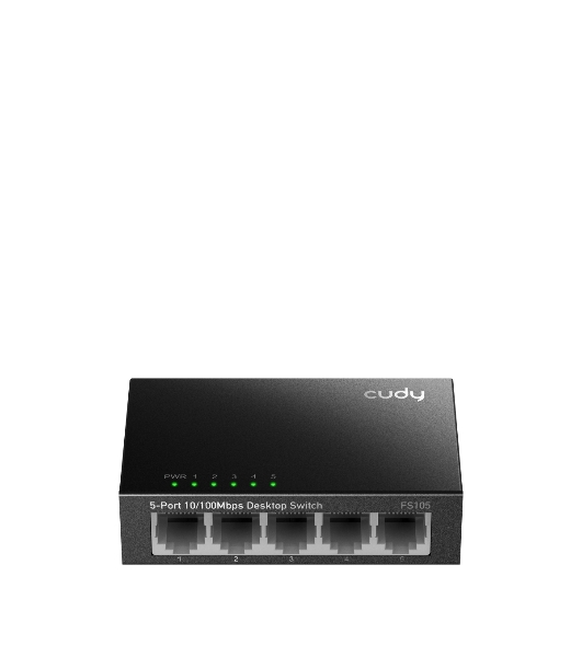 Коммутатор Cudy FS105, 5×100 Мбит/с