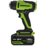 Фен строительный аккумуляторный GreenWorks G24HG, 24V, без АКБ и ЗУ (3400207), фото5