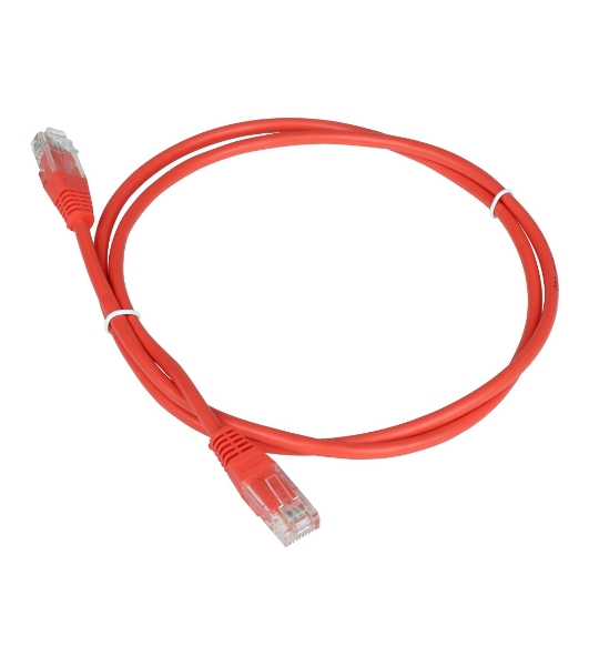 Патч-корд LANMASTER TWT UTP cat.5e, с заливными колпачками, 3.0 м, красный