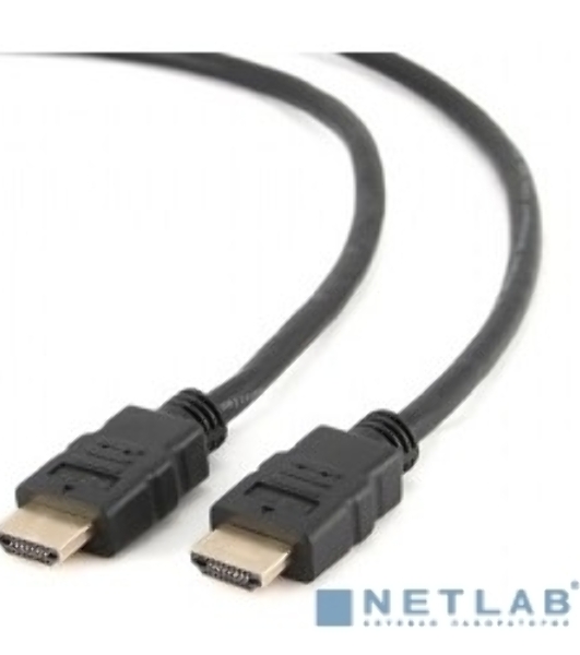 Кабель Cablexpert HDMI CC-HDMI4-30M, 19M/19M, v1.4, медь, позол.разъемы, экран, усилитель сигнала, 30м, черный, пакет