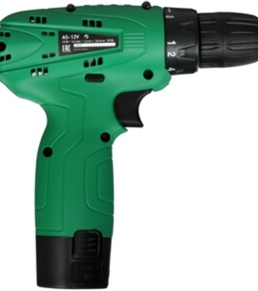 Дрель-шуруповерт Oasis AS-12V Eco, 12 В, 1,5 Ач, 24 Нм, щеточный