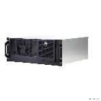 Корпус Procase RM445D-B-0 4U Rack server case, 3x5.25+8HDD, черный, без блока питания, глубина 450мм, MB 12'x10.5', дверца, фото 1