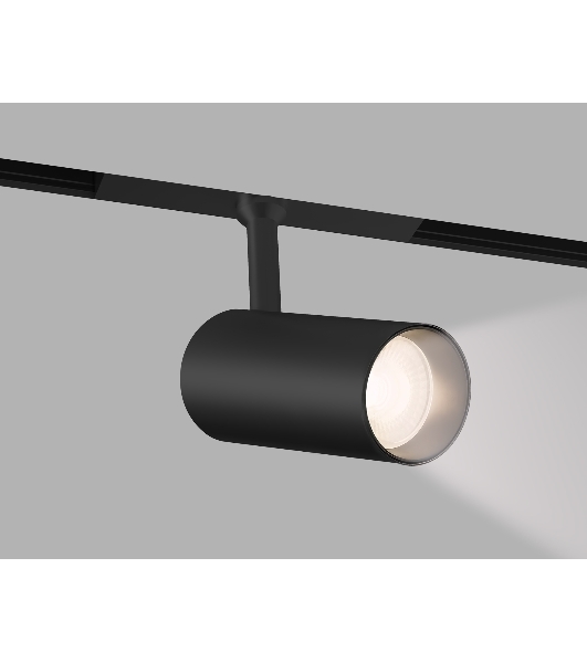 Трековый акцентный светильник Ambrella light GL4415 BK черный  IP20 10W 3CCT 3000-6000K SMART 48V 24° D45*100