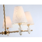 Люстра Ambrella light LH75044/5 BS/WH латунь/белый E14*5 max 40W D700*580, фото5