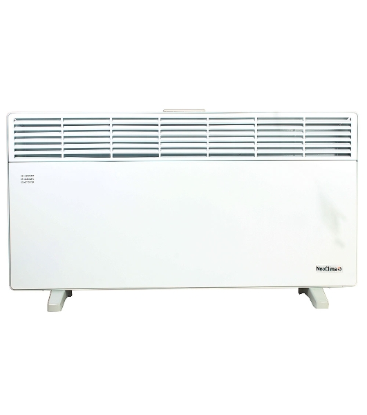 Конвектор электрический Neoclima Comforte T2.5 ЭВНА-2,5/230С2белый, 2500 Вт, 25 м2, термостат
