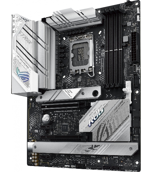 Материнская плата ASUS ROG STRIX B760-A GAMING WIFI, LGA 1700, Intel B760, 4xDDR5, 4xSATA, 3xM.2, 1xPCIe 5.0 x16, 1xPCIe 3.0 x4, 1xHDMI, 1xDP, 1x 2.5Gb LAN, 1xUSB-A 3.2 Gen 2, 2xUSB-A 3.2 Gen 1, 4xUSB 2.0, 5x3.5 мм, 7.1, Standard-ATX