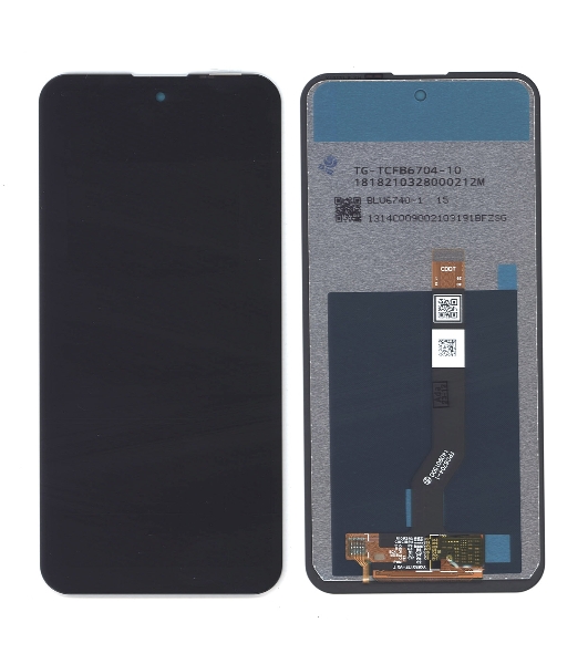 Дисплей для Nokia X20 черный