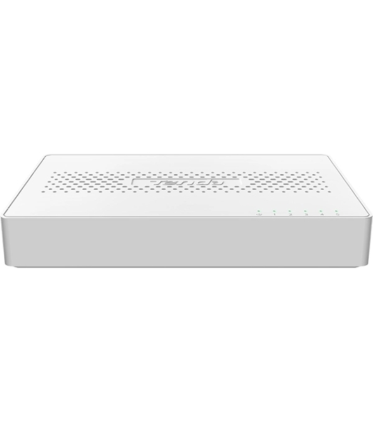 Коммутатор неуправляемый Tenda SM105, 5 портов, 5x2,5 Гбит/с, настольный, пластиковый корпус