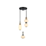 Светильник Ambrella light LH53143/3 BK/WH черный/белый 19W 3000K D330*1630, фото8