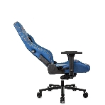 Кресло игровое Knight Craft Dragon синий эко.кожа крестов. металл, фото5