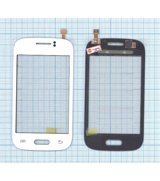 Сенсорное стекло (тачскрин) для Samsung Galaxy Young GT-S6310 GT-S6312, белое