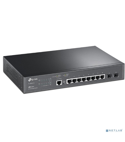 Коммутатор TP-Link SMB TL-SG3210 JetStream 8-Port Gigabit L2 Lite Managed Switch with 2 SFP Slots