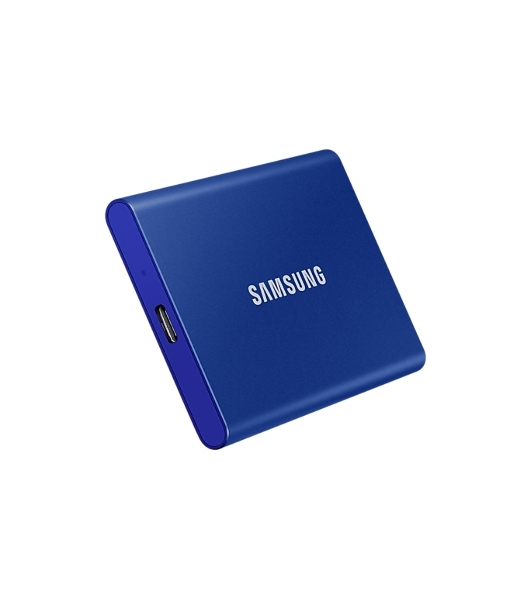 Внешний SSD Samsung T7, 2TB, USB 3.2 Gen 2 Type-C, R/W 1050/1000, синий