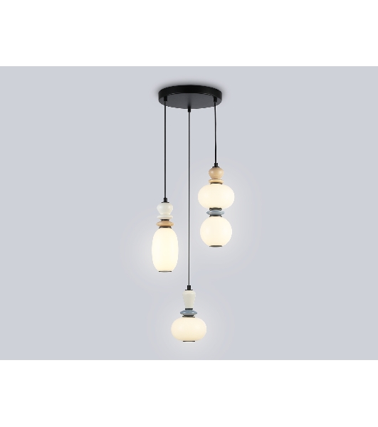 Светильник Ambrella light LH53143/3 BK/WH черный/белый 19W 3000K D330*1630