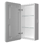 Зеркальный шкаф Bau Stil 50х80, LED подсветка, сенсор, плавное закрывание, оборачиваемый, фото6