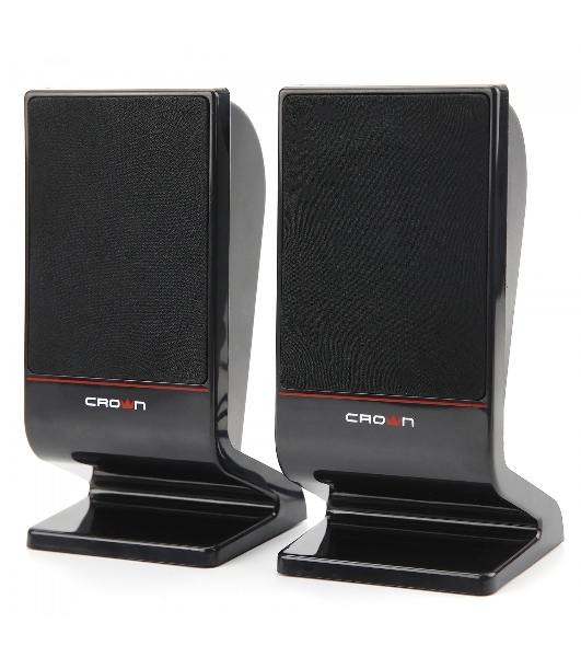 Колонки Crown CMS-601 чёрный, 2.0, 6 Вт, AUX