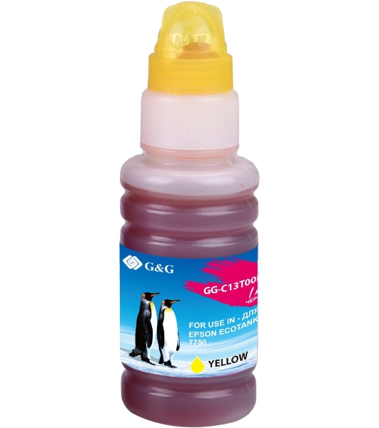 Чернила G&G GG-C13T00R440 желтый70мл для Epson EcoTank 7700/7750