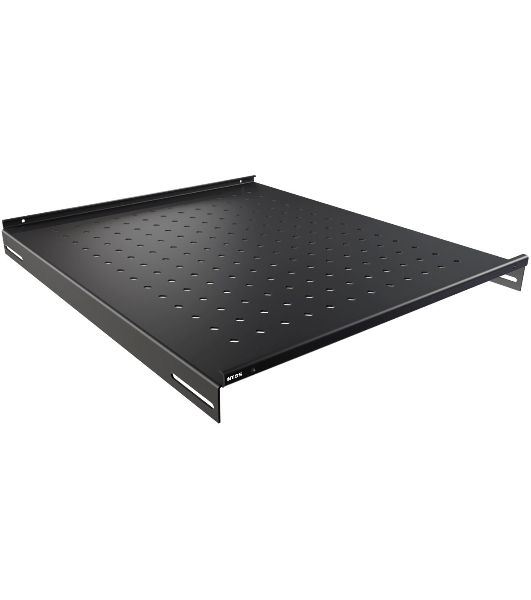 Полка стационарная NTSS NTSS-FS-H-600-BL 1U нагр.:100кг. 19' 350мм черный (упак.:1шт)