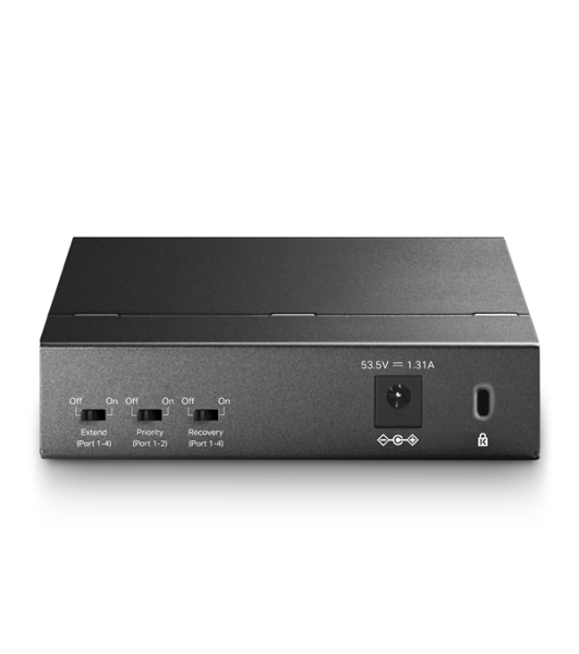 Коммутатор TP-Link SMB TL-SF1005P 5-портовый 10/100 Мбит/с настольный коммутатор с 4 портами PoE