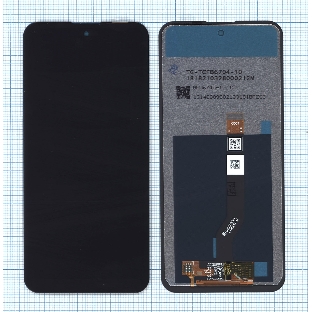 Дисплей для Nokia X20 черный